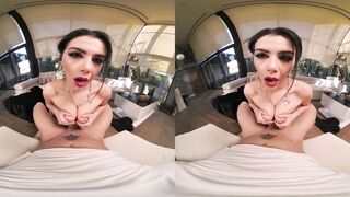 Curvy Babe Valentina Nappi Fucks During Interview VR Porn