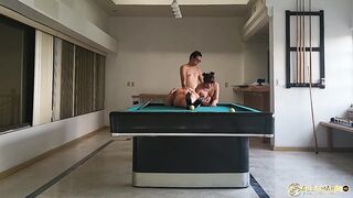 I teach my girlfriends a more fun way to play pool