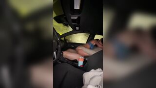 Italian model loves to get fucked in the car