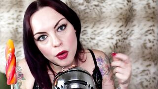 WHISPERING ASMR JOI MOUTH SOUNDS, COCK WORSHIP, TRIGGERS - AMY WYNTERS