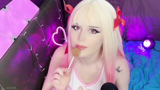 ASMR SWEET LICKING LOLLIPOP FOR STRONG RELAX I MARIN KITAGAWA COSPLAY