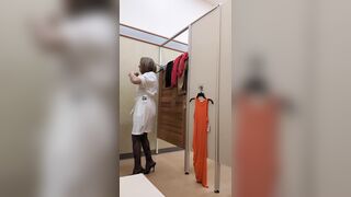 Hottest MILF Ever Cum with me in the dressing room