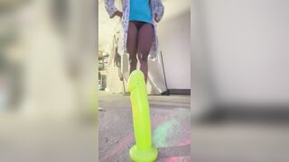 Full Video On OF - Onlyfans/AlliyahAlecia **Riding Dildo / Sex Toy** (So Much Fun????????