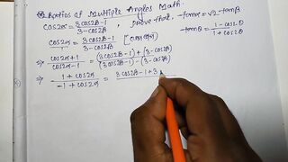 Ratios of Multiple Angles Math Part 9