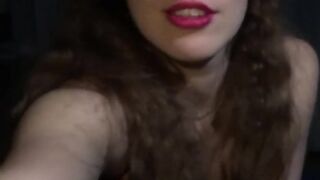 CAROLINA IENA - Italian ex girlfriend wants your cock - horny girl teasing before giving a blowjob