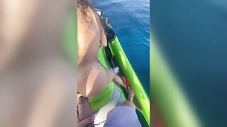 incredible fucking of my Brazilian friend complete on the jet ski Chris Diamond