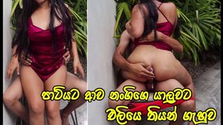 පාටියේ කෙල්ලට එලියෙ ගැහුවා Sri Lankan Risky Outdoor Public fuck with the girl who came to the PARTY