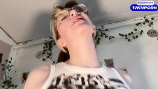 Sexy Girl With Cowgirl Glasses Fucks A Dude - YourSofia