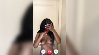 Hot FaceTime with Ebony Chick