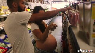 Pregnant Maxine Holloway has passionate sex in public with Mickey Mod