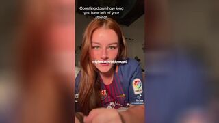 18yo accidental leak pussy on TikTok