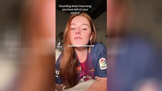 18yo accidental leak pussy on TikTok