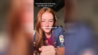 18yo accidental leak pussy on TikTok