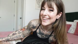 My girlfriend's hot tatted sister begs for a creampie - Awlivv