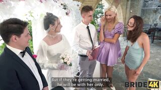 BRIDE4K. A real wedding anal fuck, Bride was nailed by a toastmaster