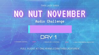 No Nut November Audio Challenge Day 1