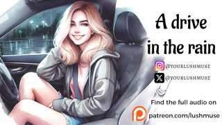 A drive in the rain [Erotic audio]