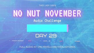 No Nut November Audio Challenge Day 29