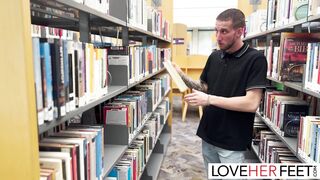 Library Hookup - A Foot Fetish Story