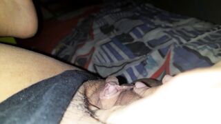 I woke up and started playing with my hot, juicy, hairy pussy, let me cum in your mouth.